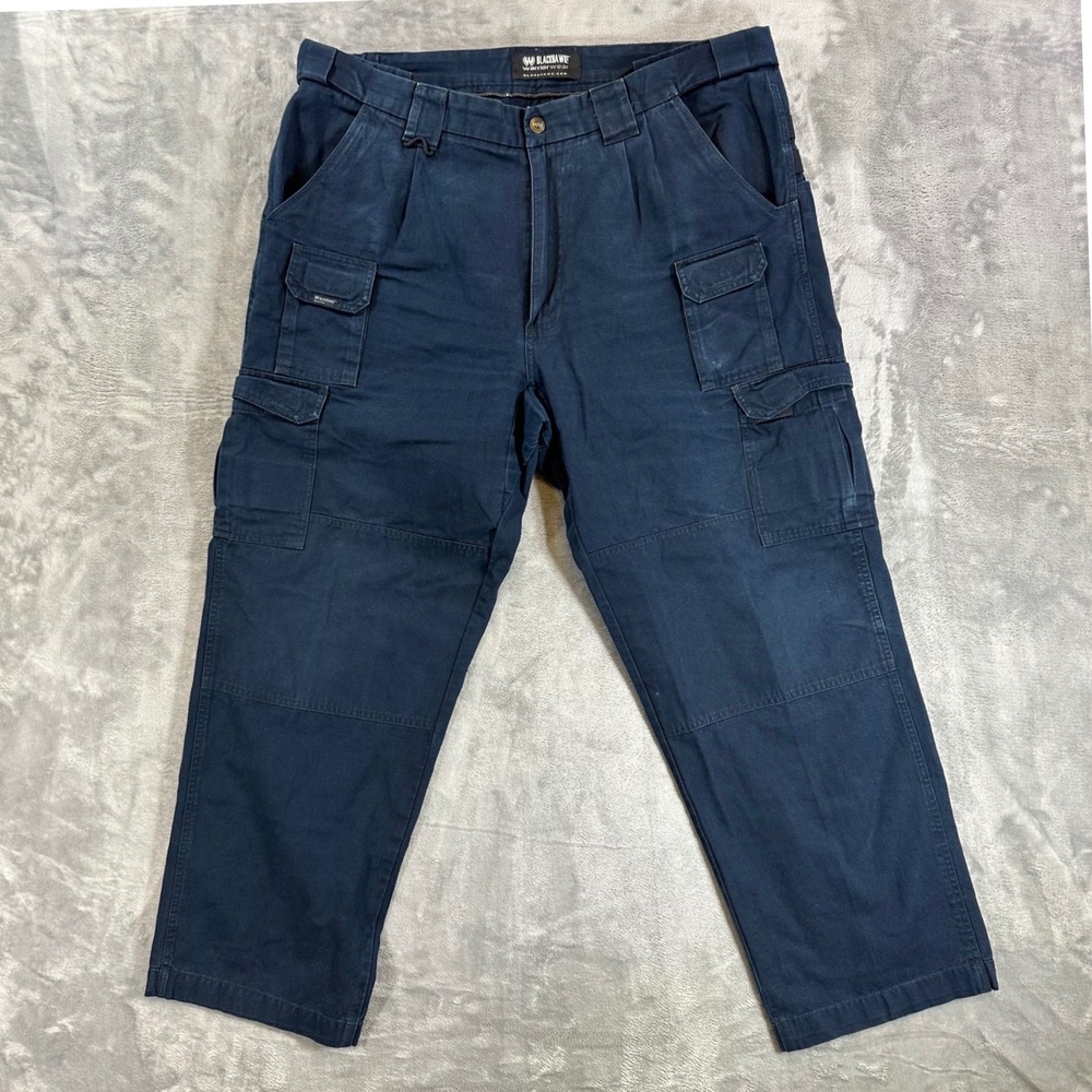 Blackhawk Warrior Wear Tactical Cargo Pants Men's Size 40x30 Navy Blue Cotton